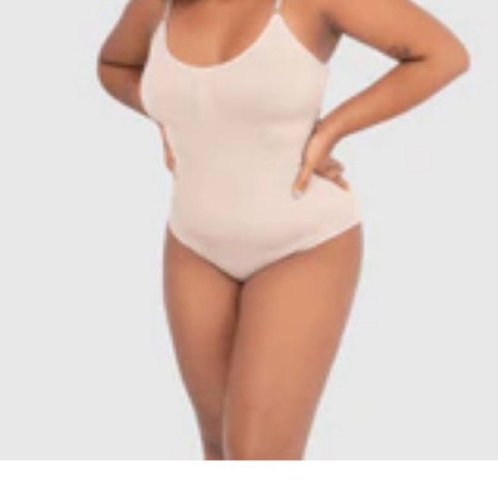 Women's Seamless Cream Shapewear Bodysuit
